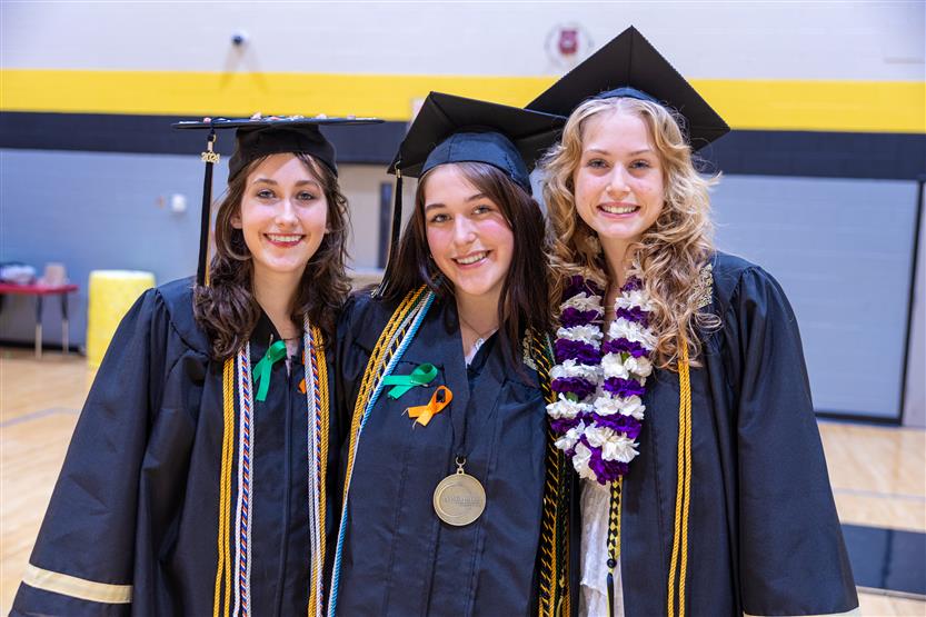 Students celebrate graduating